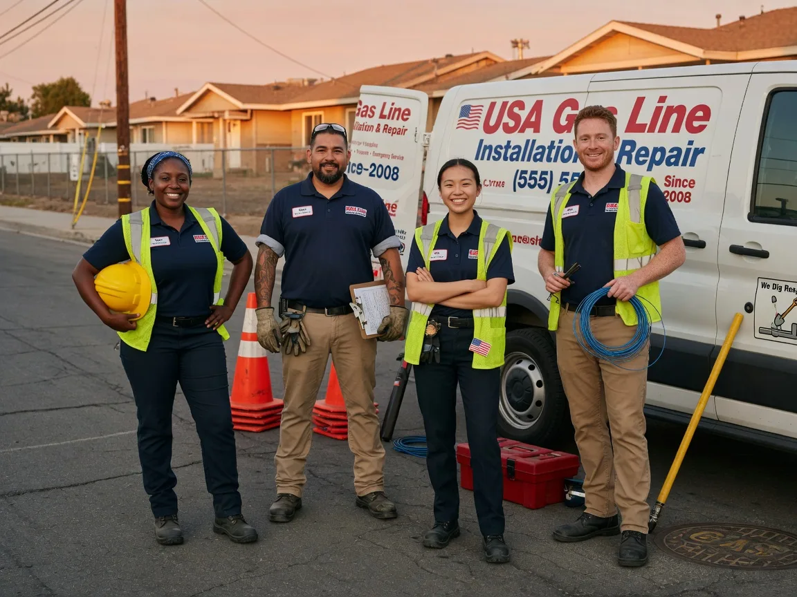Gas Line Installation company in Oak Vale, MS